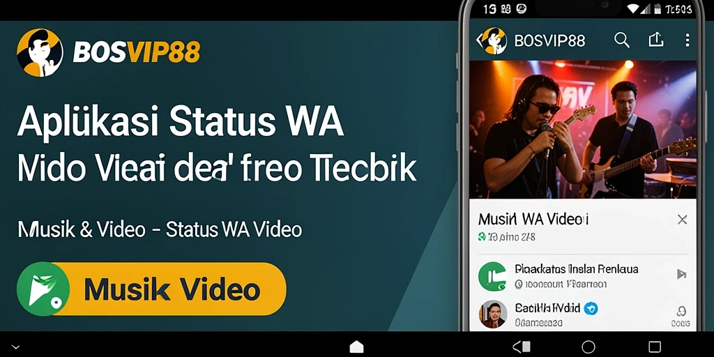 Tampilan antarmuka BOSVIP88 menampilkan koleksi video musik berkualitas.