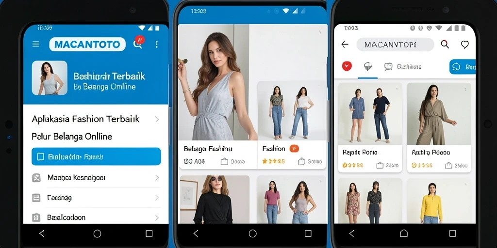 Tampilan antarmuka aplikasi MACANTOTO yang modern dan user-friendly.