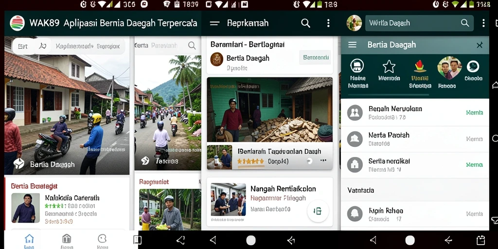 Tampilan antarmuka WAK89 yang informatif dan mudah dipahami.